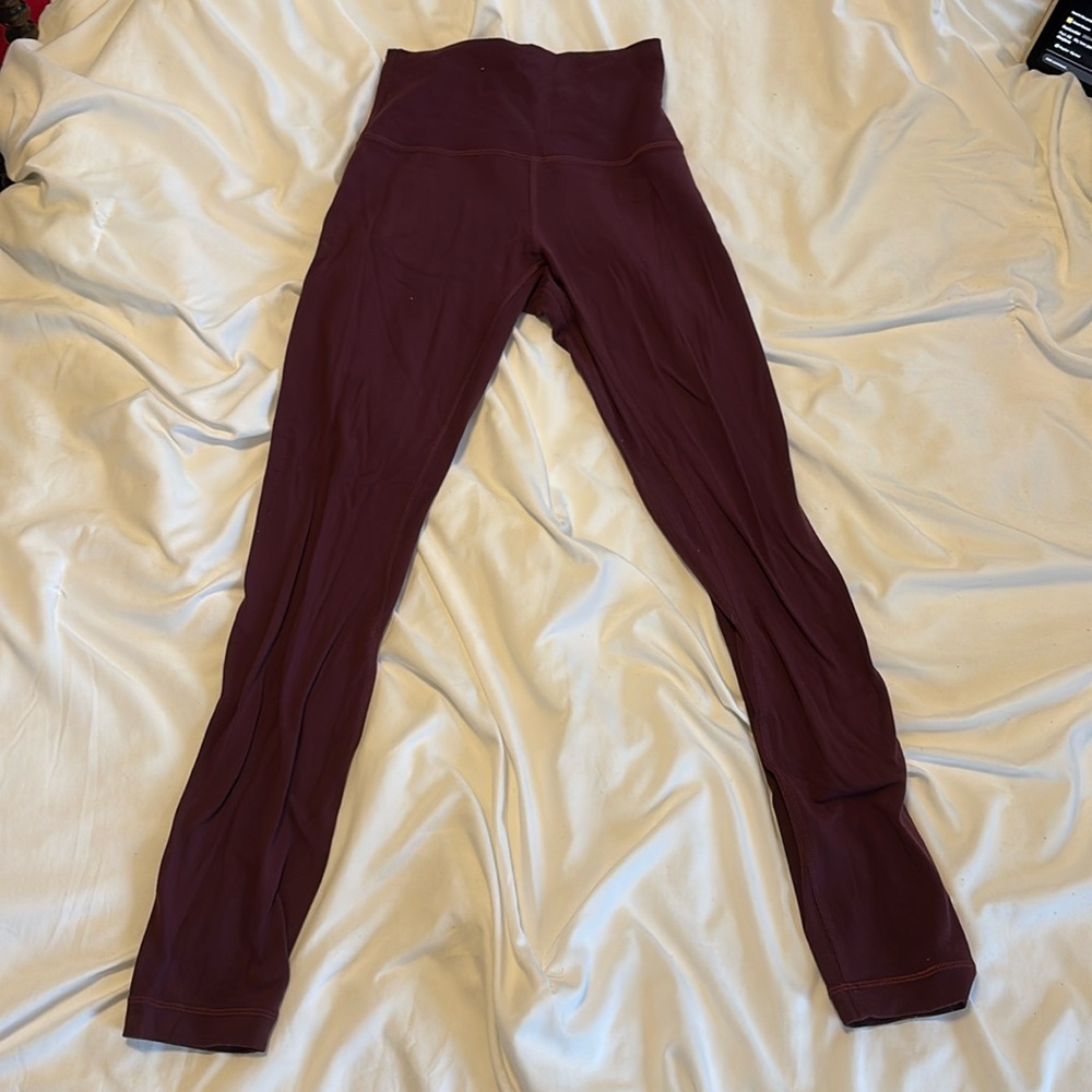 Plum Lululemon Leggings